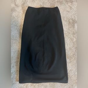 Black pencil skirt